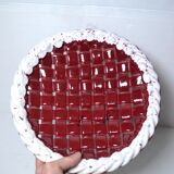 Corbeille en céramique tressée