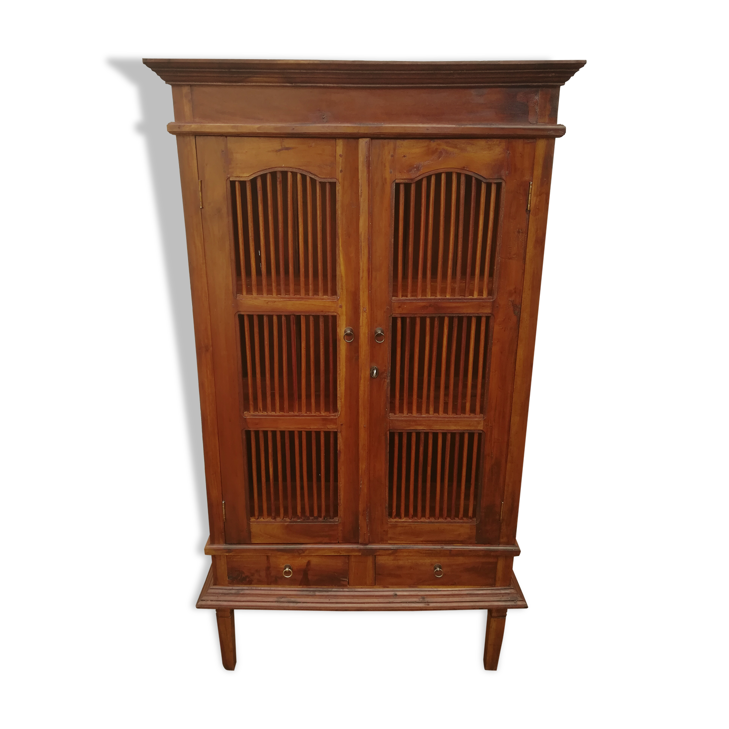 Teak bar cabinet