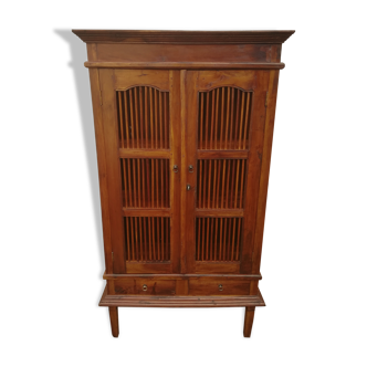 Teak bar cabinet