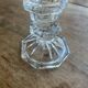 Antique glass candlestick