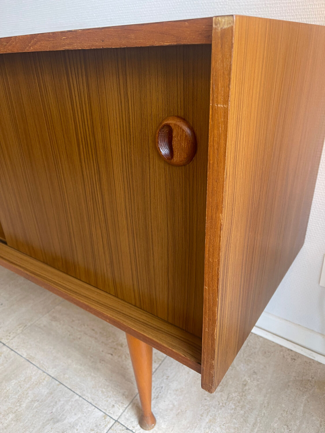 Vintage Scandinavian teak sideboard – circa 1960