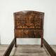 Tuscan Art Decò single bed from the 1940s in briar root
