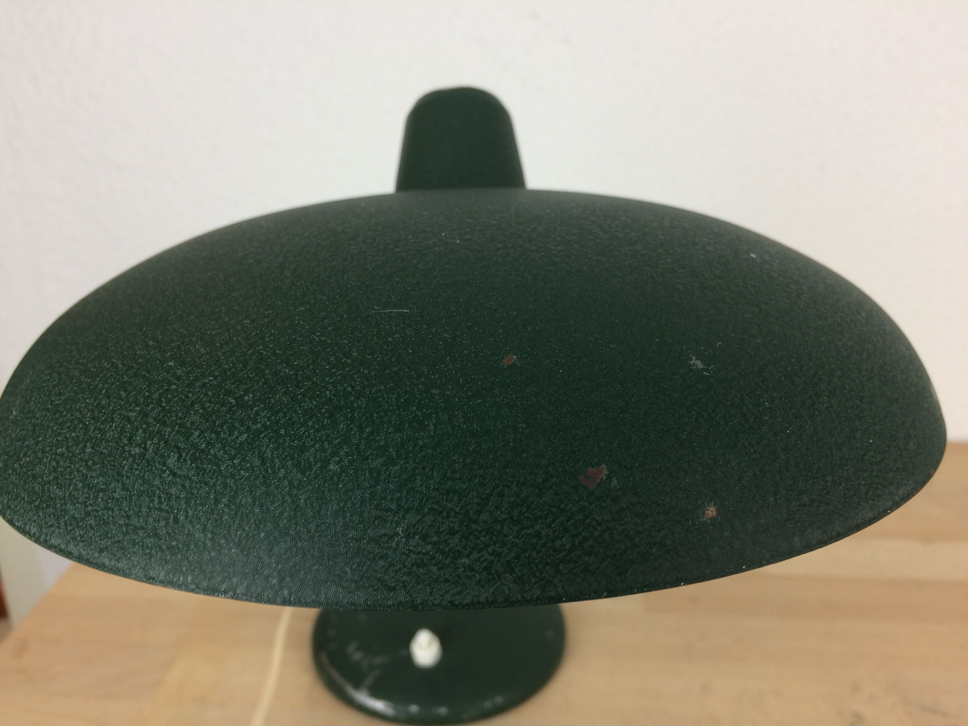 40s green flexible desk lamp