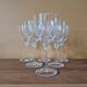 Daum France - Série de 6 verres à eau n°2 en cristal - Modèle Boléro - 17,7