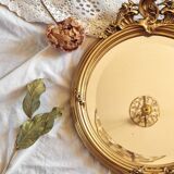 Round beveled mirror