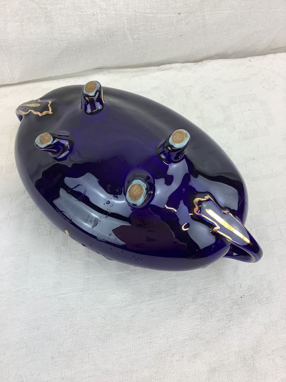 Made in France porcelain planter Tours