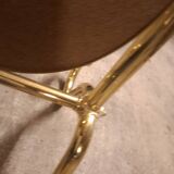 MIROIR  EN LAITON VINTAGE 70'S
