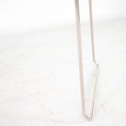 Suite de 4 chaises en osier et chrome