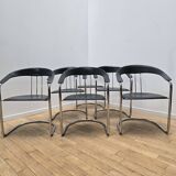 Set of 6 designer chairs from Italy.