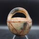 Berber pottery Kabyle basket early 20th century AlgeriaTerracotta Ideqqi Takduht