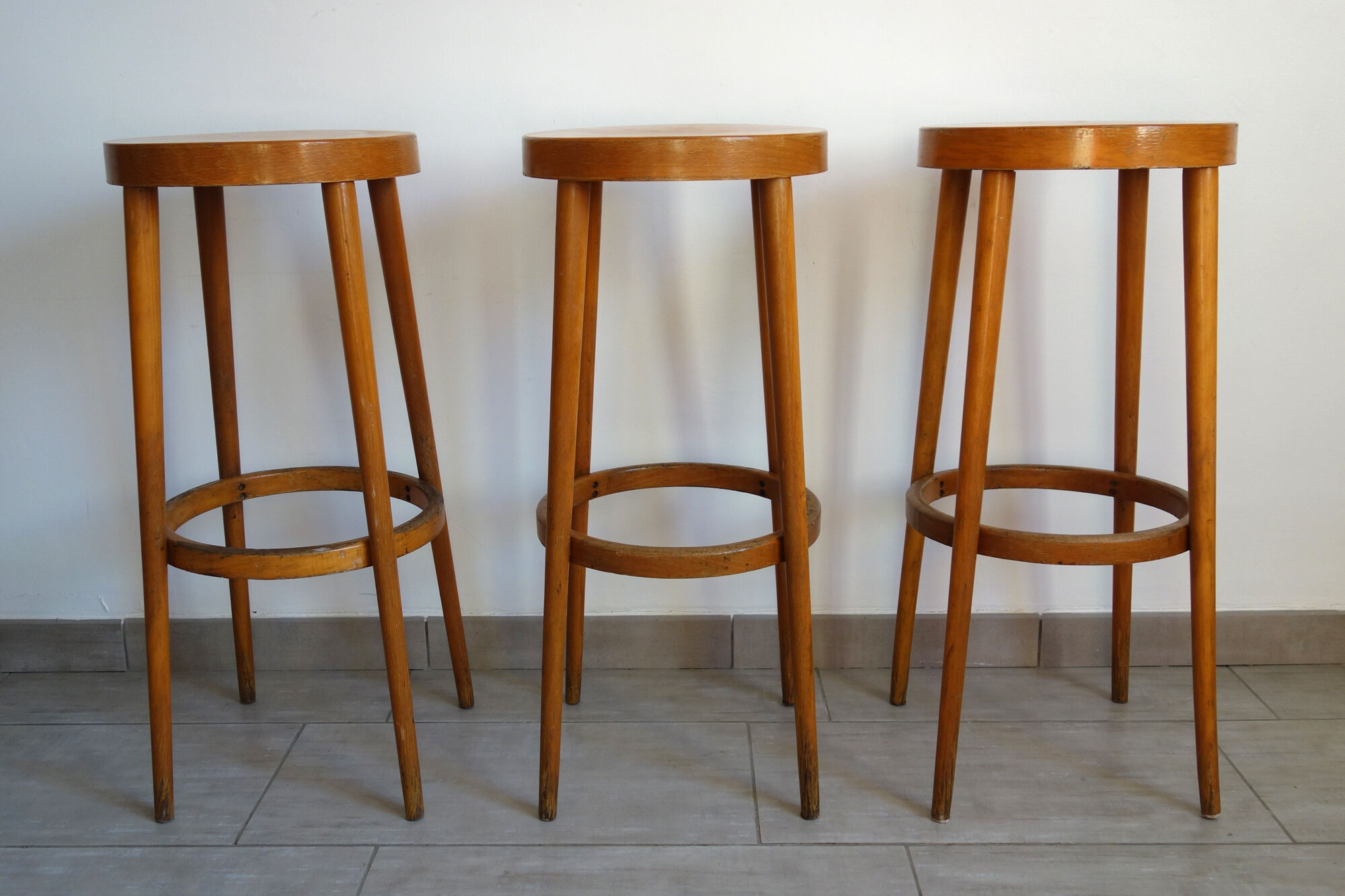 Baumann vintage top stool