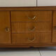 Vintage chest of drawers feet compass
