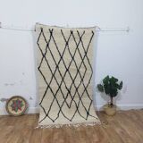 Azilal Berber rug in handmade wool 200 X 113 CM