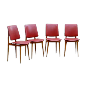 4 chaises baumann modèle