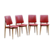 4 chairs Baumann Model Nadia 955 vintage 1960