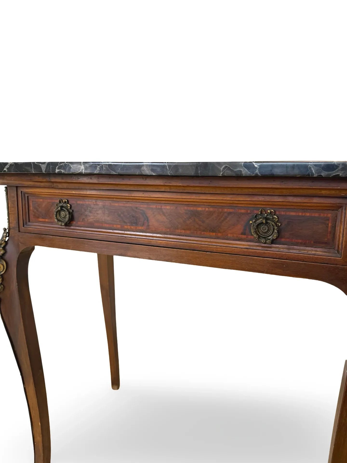 Console Table with Marble Top – 19th Century