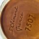 Pichet Saint-Clément no. 7507 in caramel earthenware – Relief wickerwork decoration