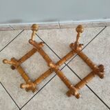Antique folding coat rack