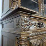 Renaissance style hunting cabinet in walnut