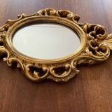 Golden rockery mirror