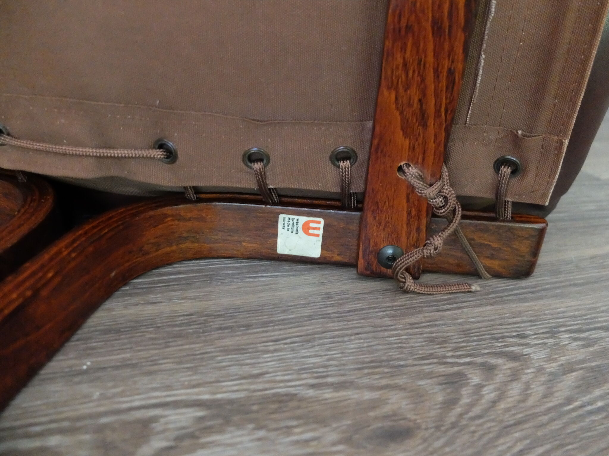 Armchair siesta with its footrest by Ingmar Relling 1960