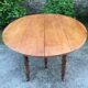 Old oval table Louis Philippe with 6 feet