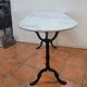 Table bistrot dessus marbre