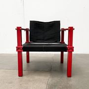 Mid-Century German Farmer Series chairs and table by Gerd Lange for Bofinger, 1960s, set of 5.
