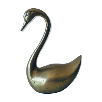 Brass swan