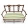 Edwardian mahogany two seat settee