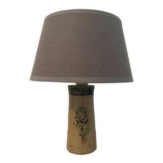 Lampe vintage en grès des années 60-70
