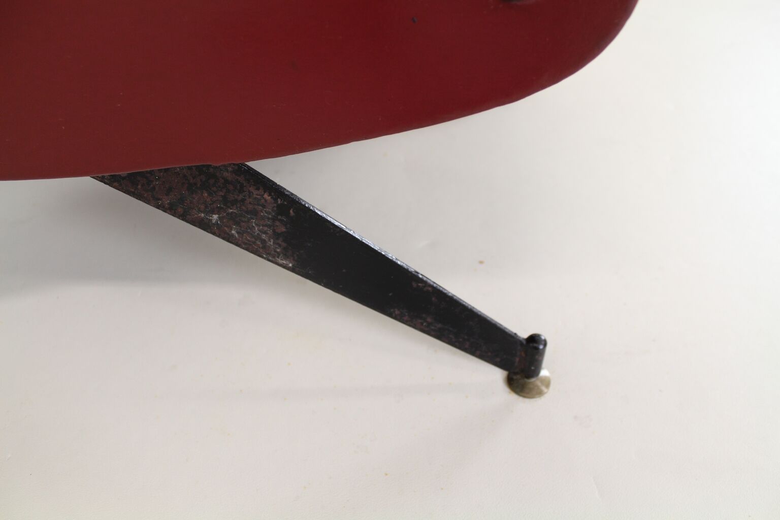 Italian leather armchair 1965