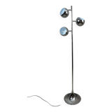 Vintage chrome metal floor lamp