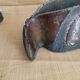Raku vase signed free form