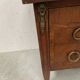Louis XVI chest of drawers in wood veneer marquetry, 20th century