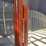 Wooden triptych mirror
