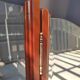 Wooden triptych mirror