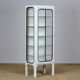 Vintage Iron And Glass Medical Cabinet, 1970s