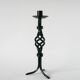 Wrought iron candle holder, Brutalist, 1970