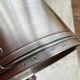 White metal napkin ring