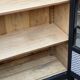 Armoire parisienne noire vitrée rénovée