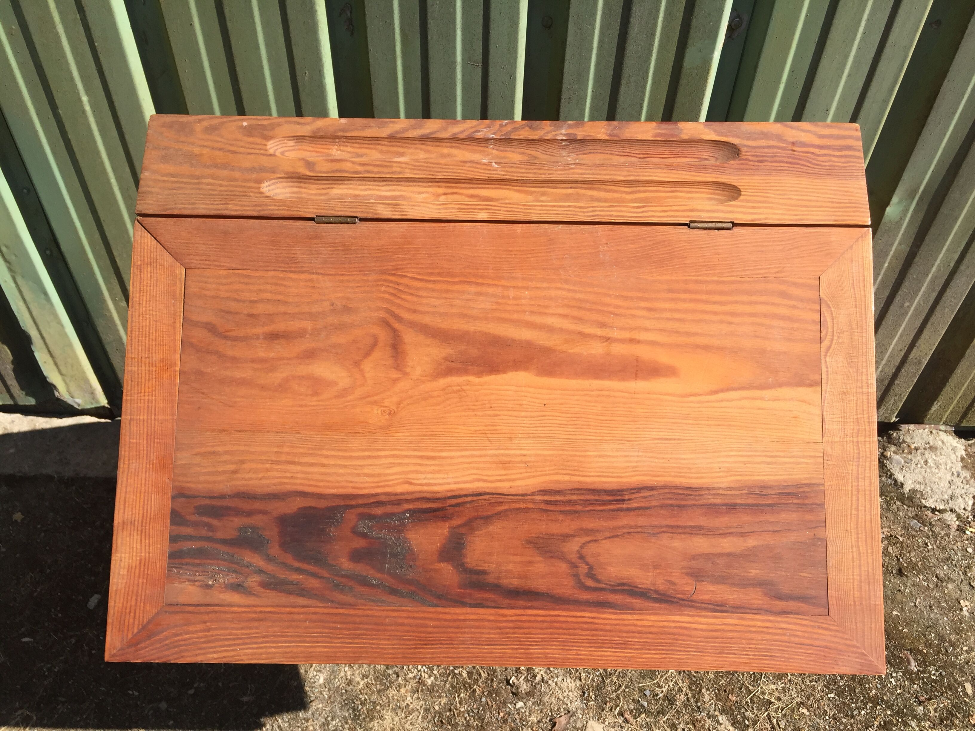 Vintage pitchpin slope desk