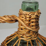Rattan bottle vintage