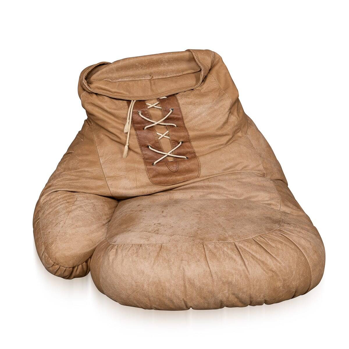 20thc swiss boxing glove bean bag by susiand ueli berger for de sede c.1970