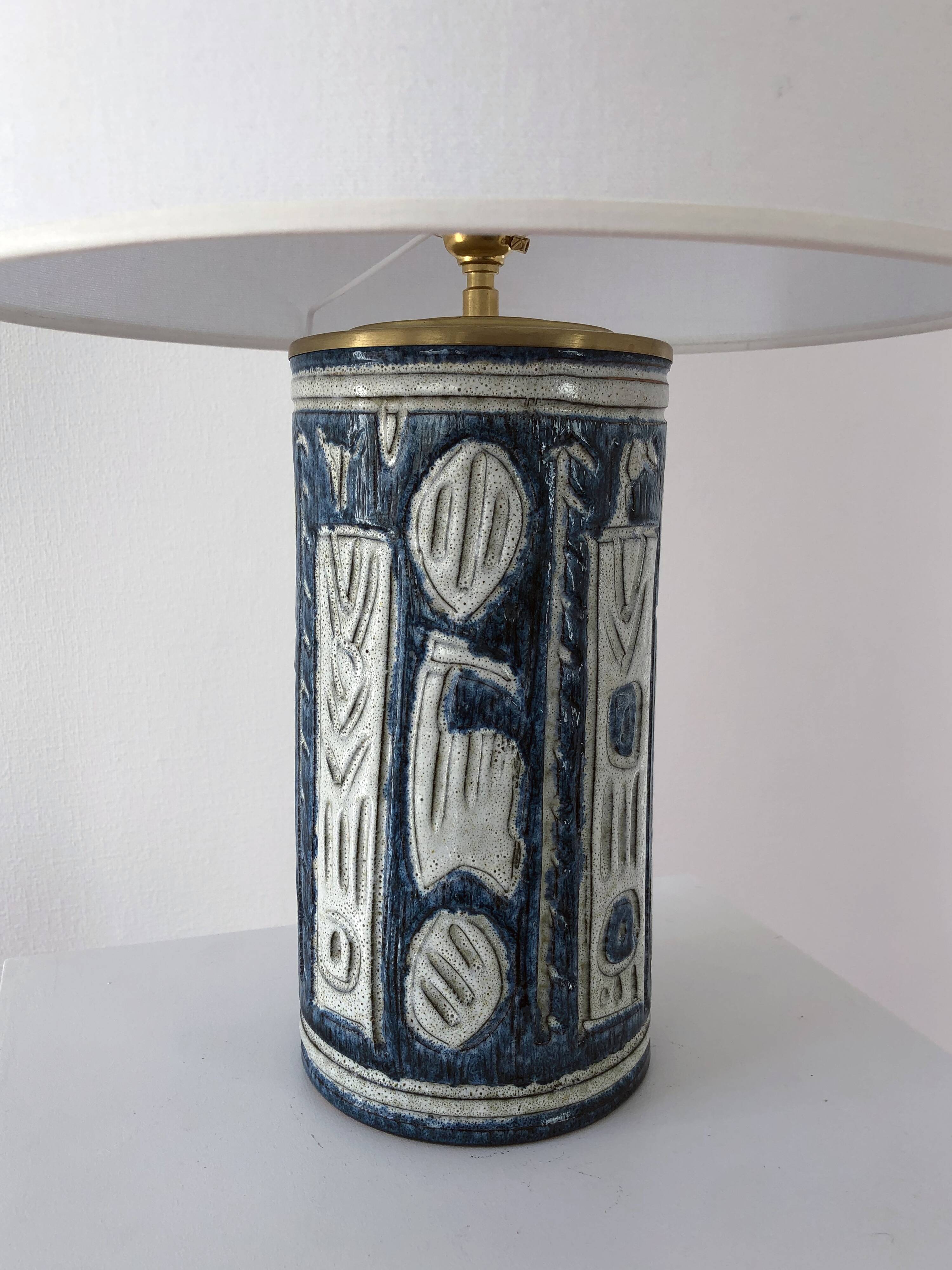 Vintage ceramic lamp Fratelli Fanciullacci 1960