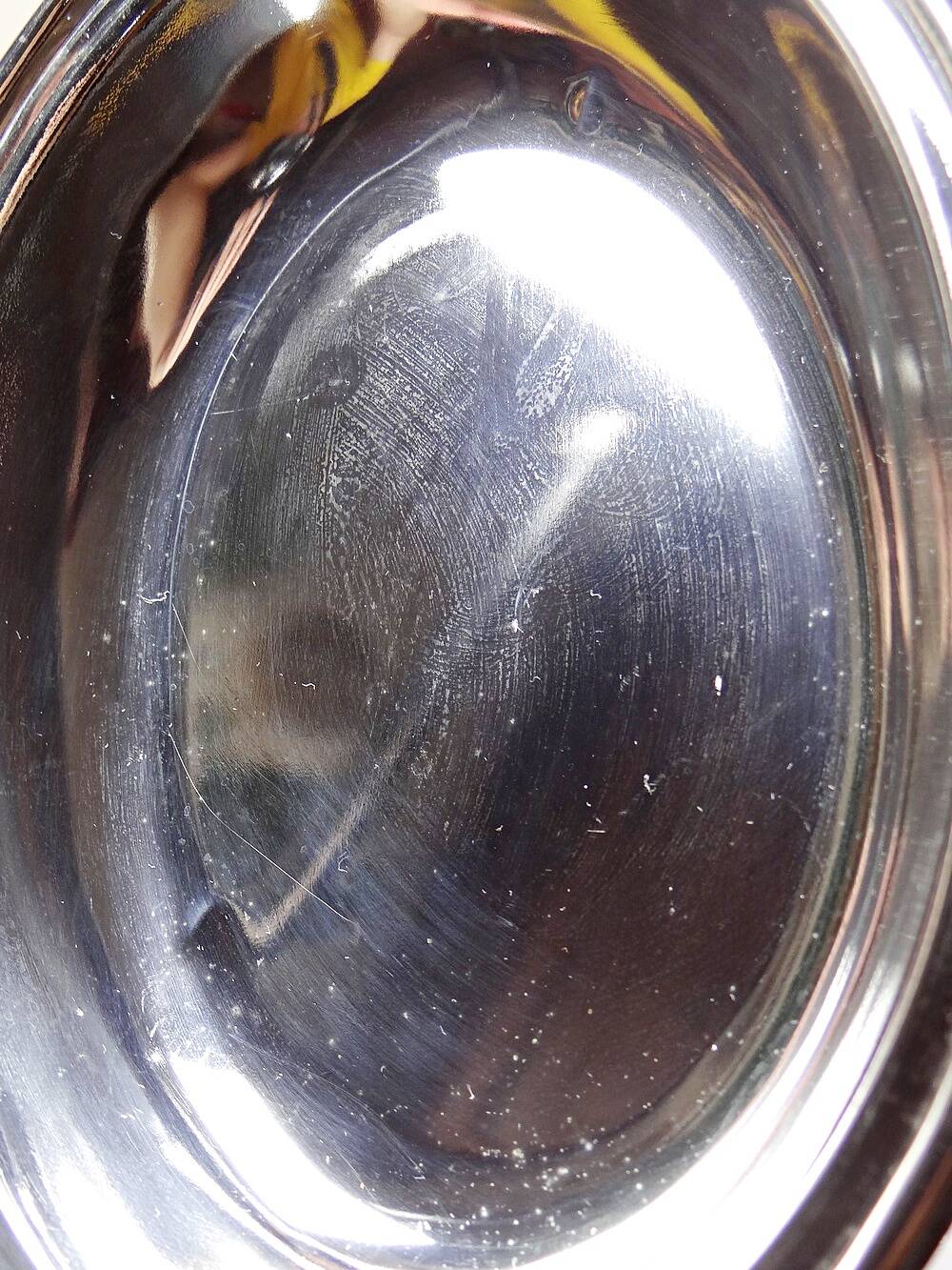 Vintage silver-plated foie gras bell duck handle from the 60s-80s.