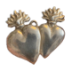 Ex voto double coeur XXe
