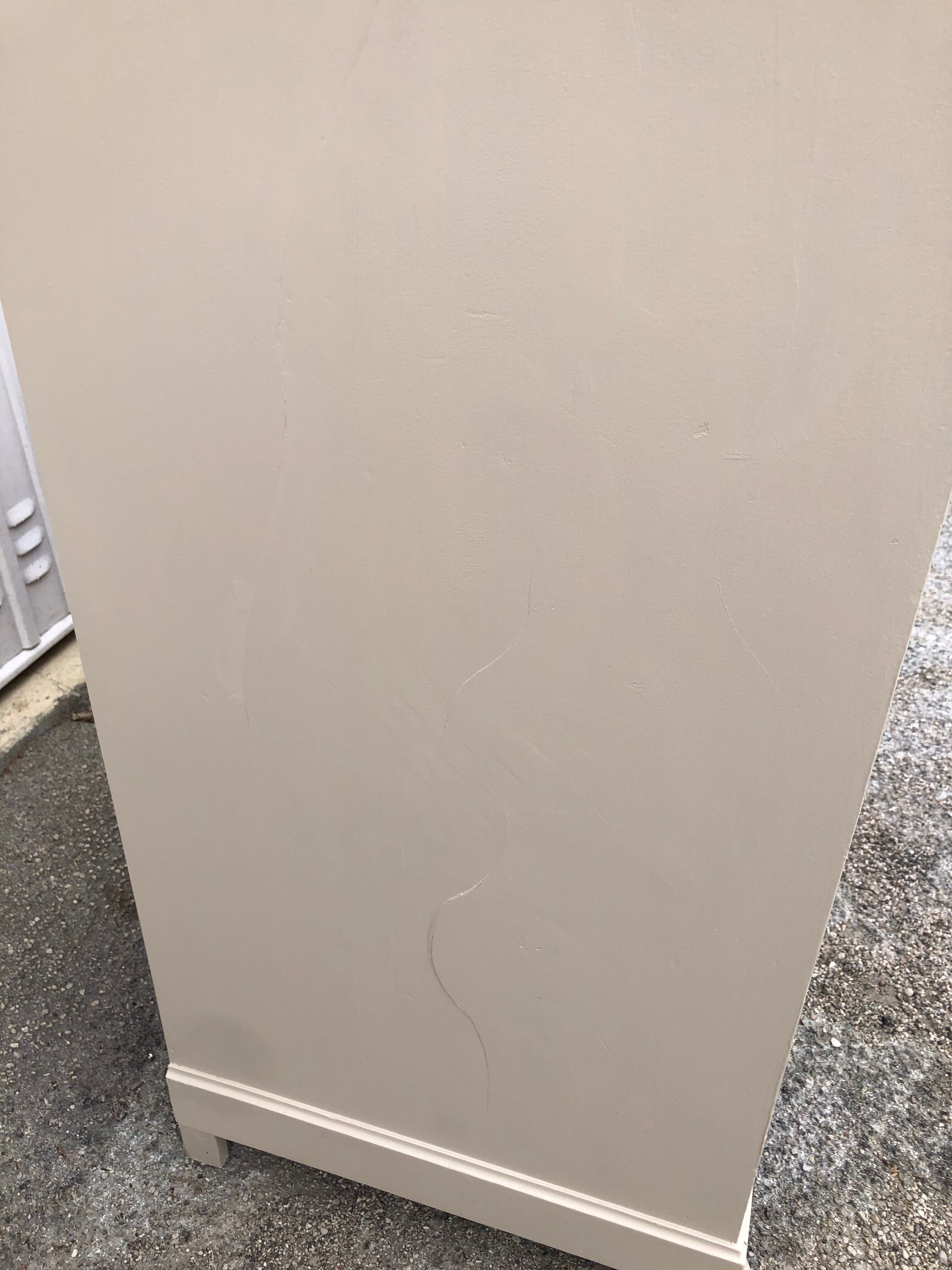 Old beige patina buffet