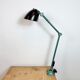Large Green Industrial Workshop Table Lamp, 1960s
