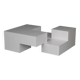 Table basse sculpturale minimaliste, années 1980